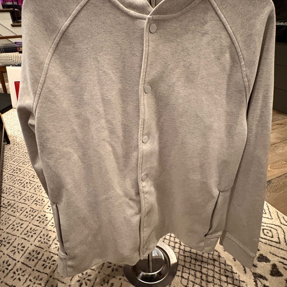 Layer 8 Heather Gray Varsity Jacket